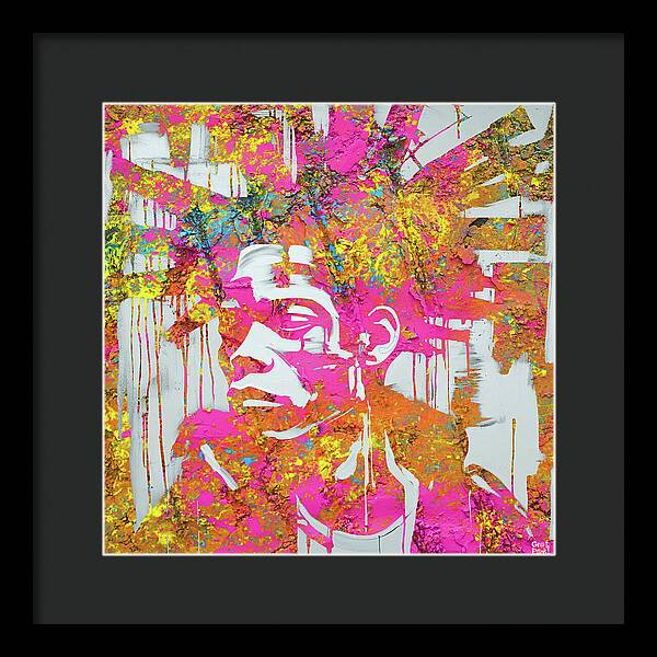 Basquiat Sunshine - Framed Print