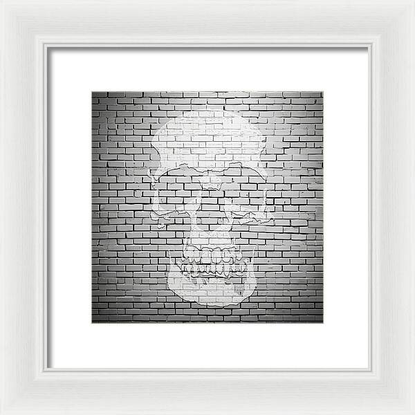 Brick Skull - Framed Print