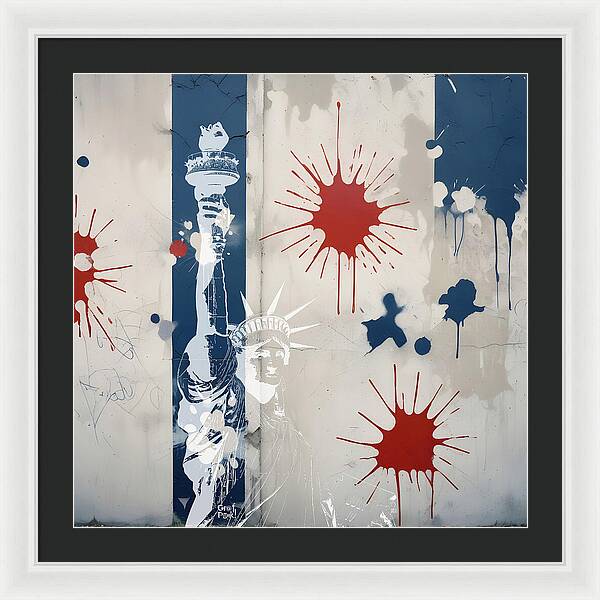 New York Liberty - Framed Print