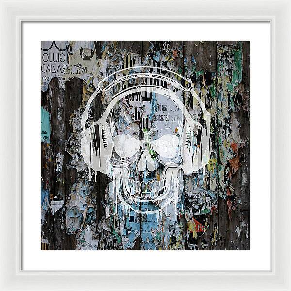 Sonic Skull - Framed Print