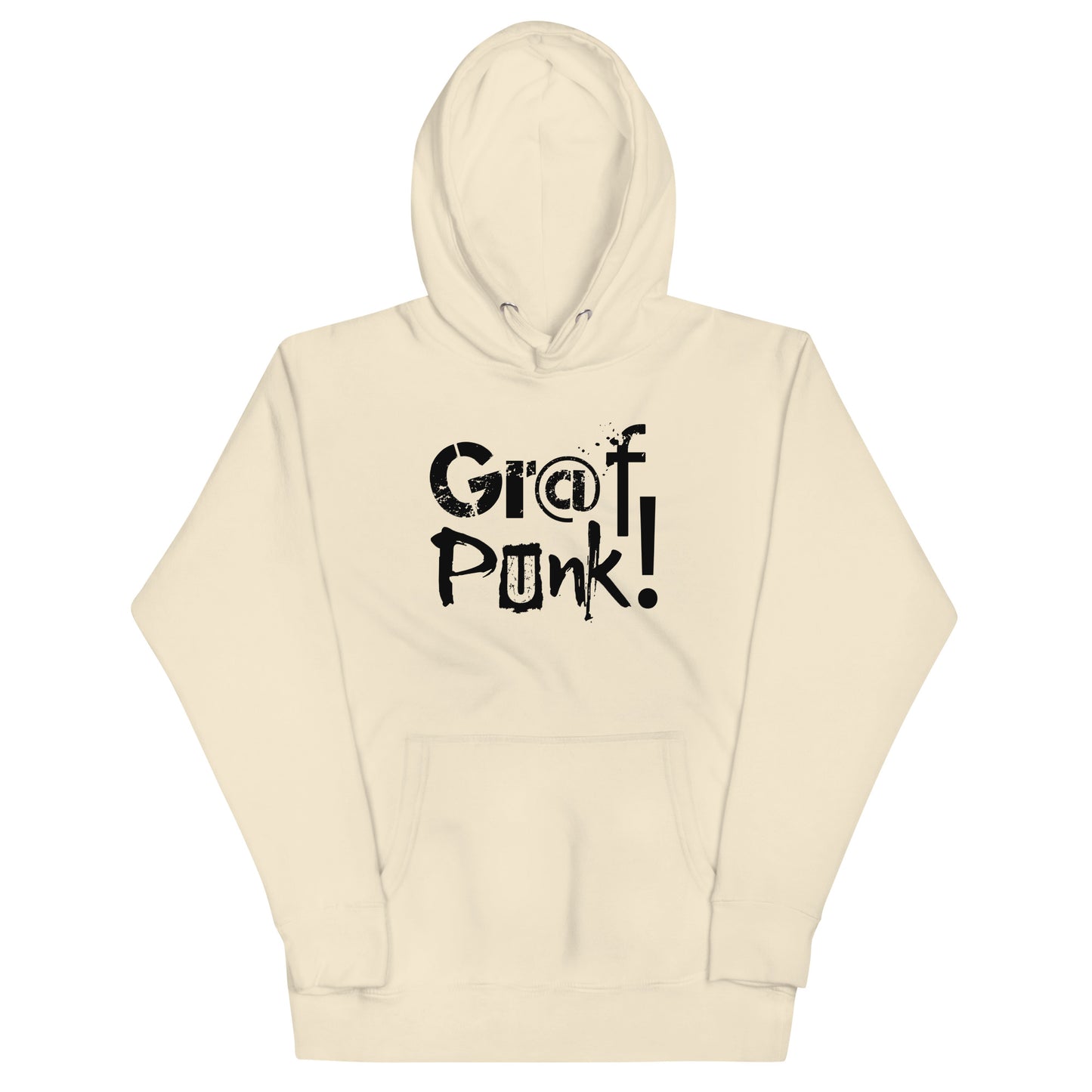 GRAFPUNK ORIGINAL BLACK LOGO HOODIE