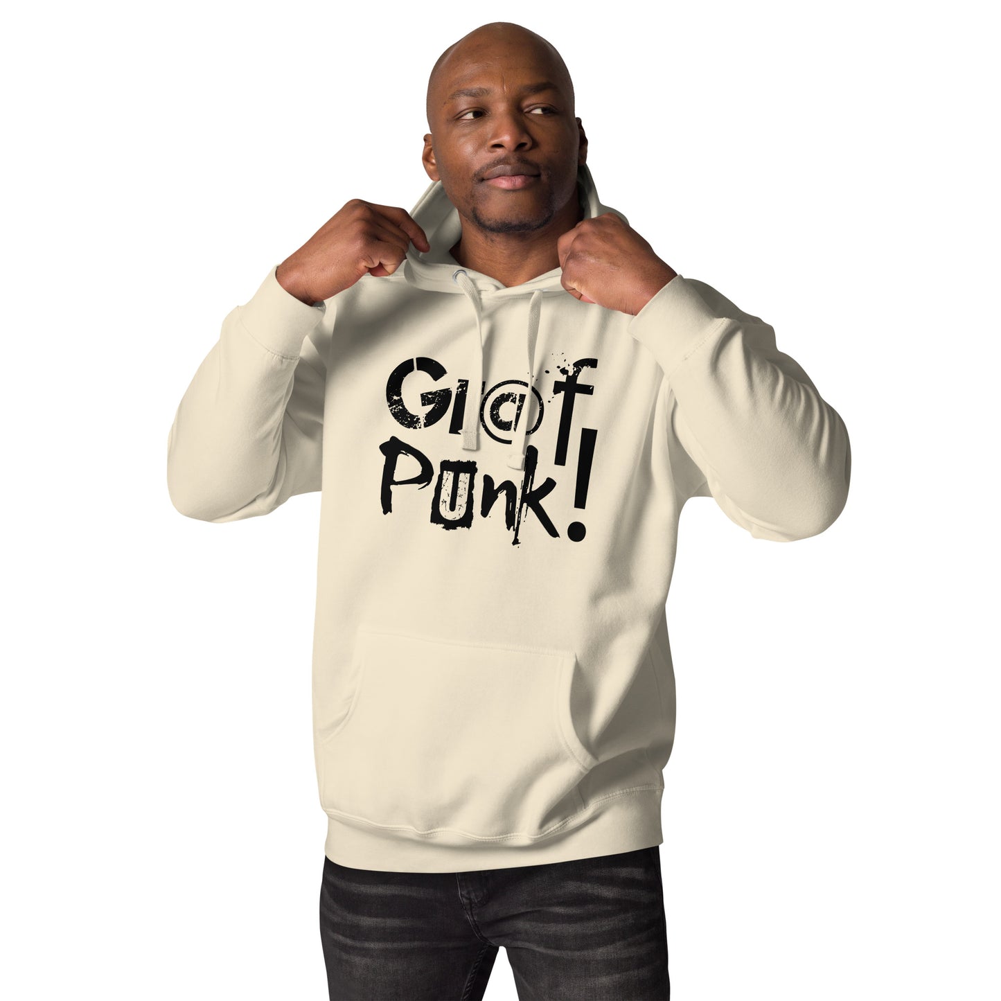 GRAFPUNK ORIGINAL BLACK LOGO HOODIE