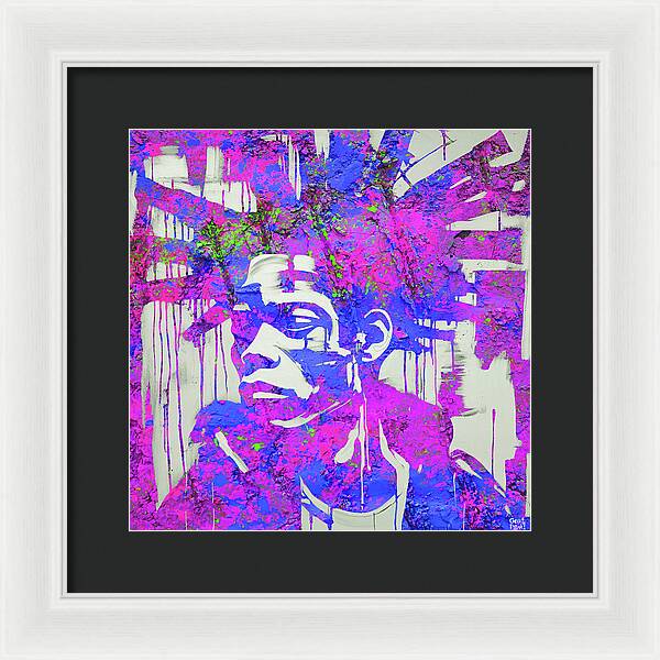 Basquiat Mood - Framed Print