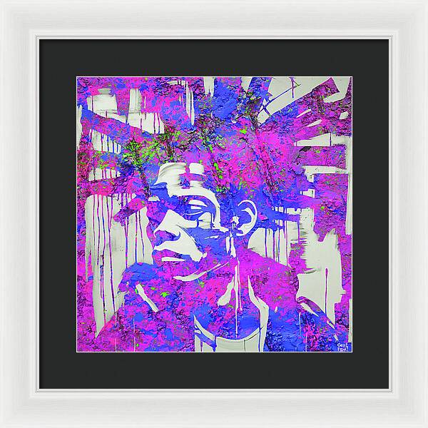 Basquiat Mood - Framed Print