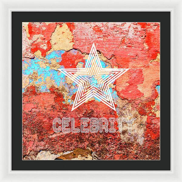 Celebrity Star - Framed Print