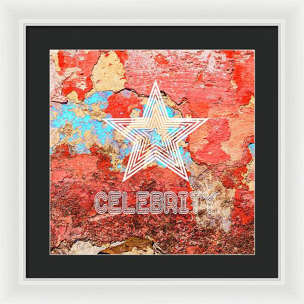 Celebrity Star - Framed Print