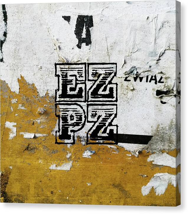 E Z P Z - Canvas Print