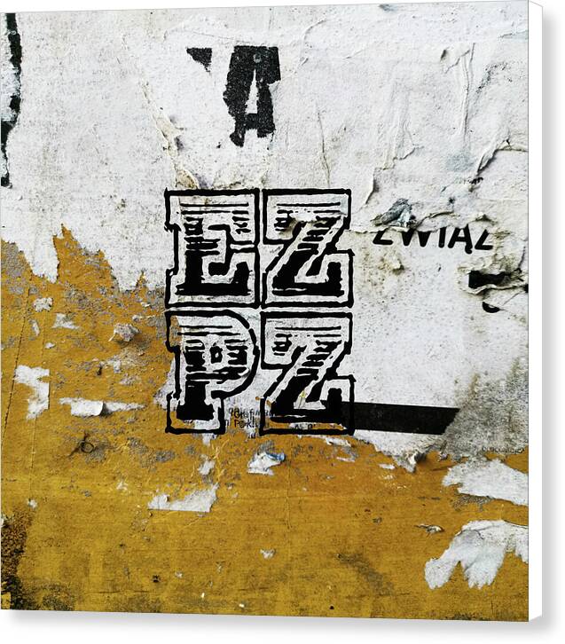 E Z P Z - Canvas Print