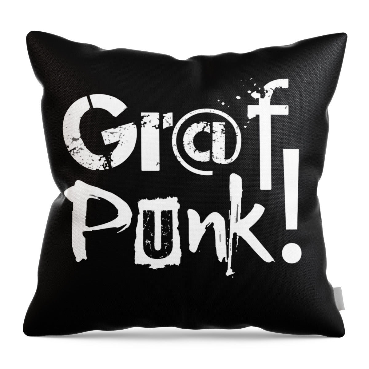 GrafPunk Logo - Throw Pillow