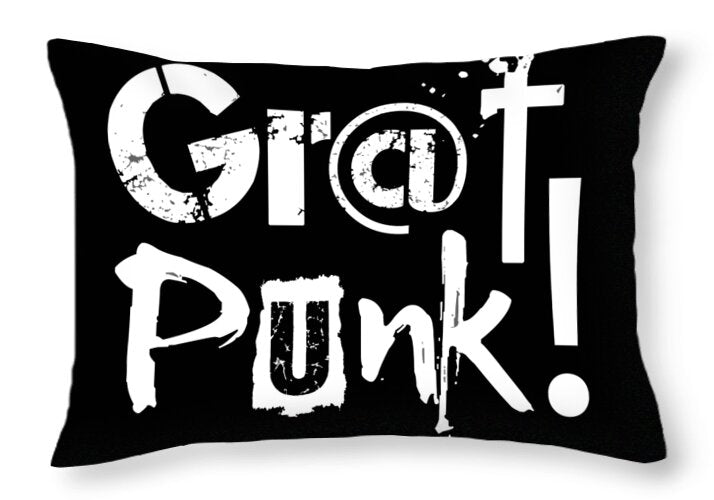 GrafPunk Logo - Throw Pillow