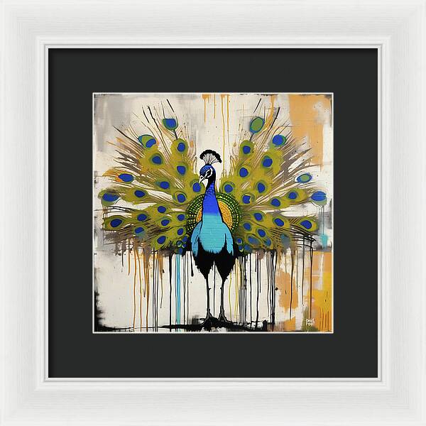 I'm a Peacock -  You Gotta Let Me Fly - Framed Print