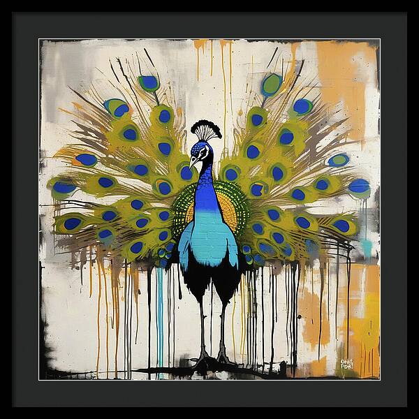 I'm a Peacock -  You Gotta Let Me Fly - Framed Print