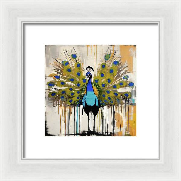 I'm a Peacock -  You Gotta Let Me Fly - Framed Print