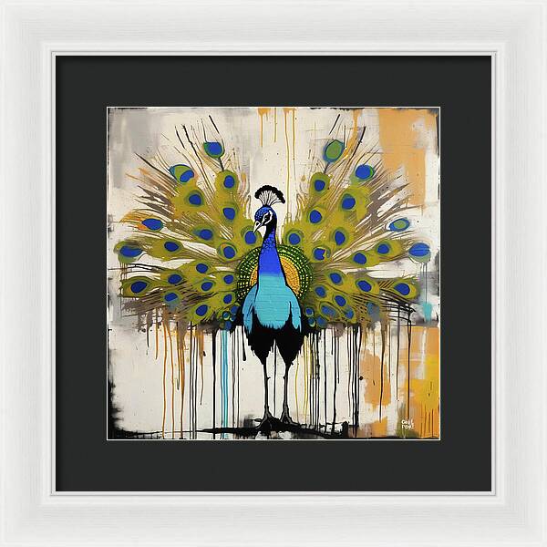 I'm a Peacock -  You Gotta Let Me Fly - Framed Print