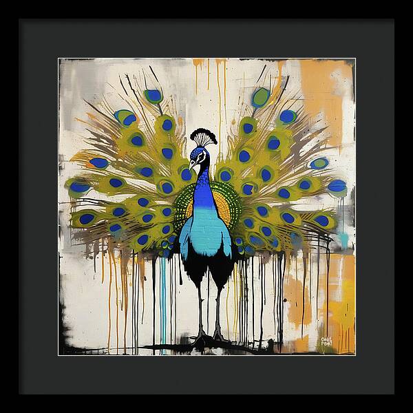 I'm a Peacock -  You Gotta Let Me Fly - Framed Print