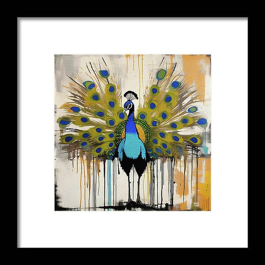 I'm a Peacock -  You Gotta Let Me Fly - Framed Print