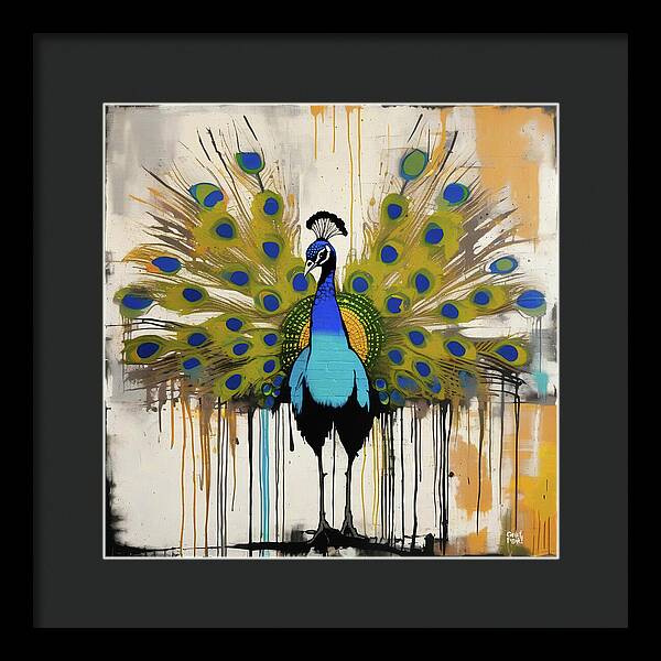 I'm a Peacock -  You Gotta Let Me Fly - Framed Print