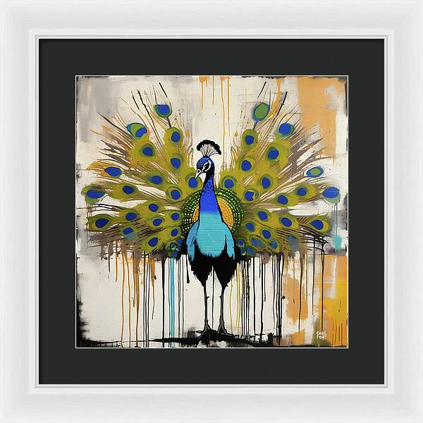 I'm a Peacock -  You Gotta Let Me Fly - Framed Print