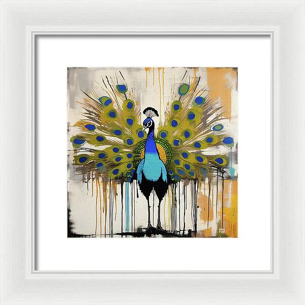 I'm a Peacock -  You Gotta Let Me Fly - Framed Print