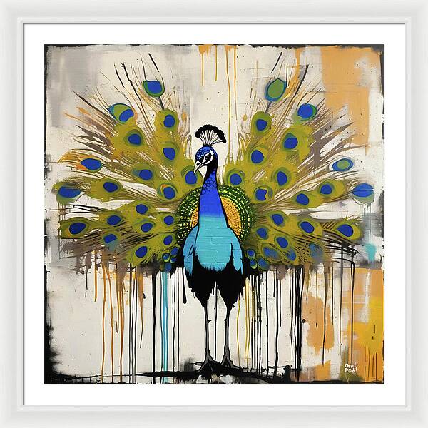 I'm a Peacock -  You Gotta Let Me Fly - Framed Print