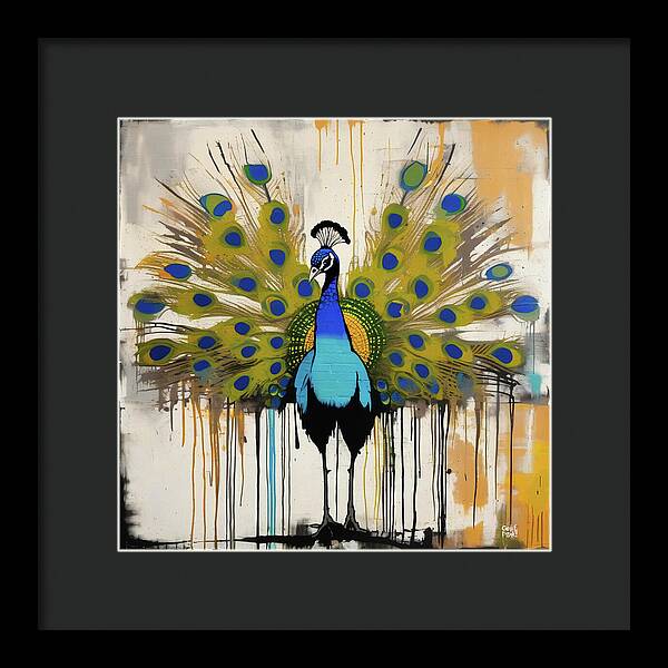 I'm a Peacock -  You Gotta Let Me Fly - Framed Print