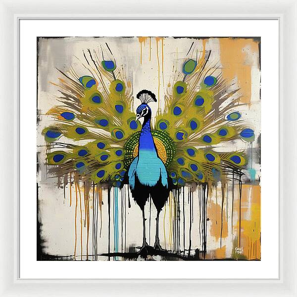 I'm a Peacock -  You Gotta Let Me Fly - Framed Print