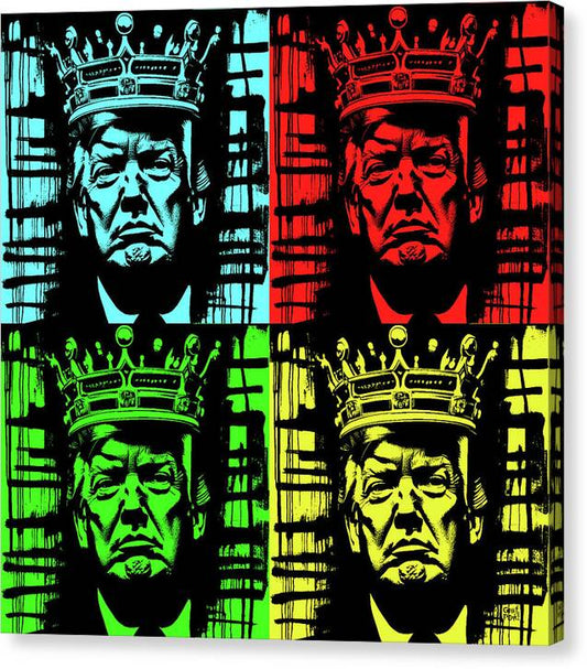 King Trump - Canvas Print