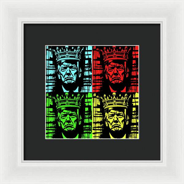 King Trump - Framed Print