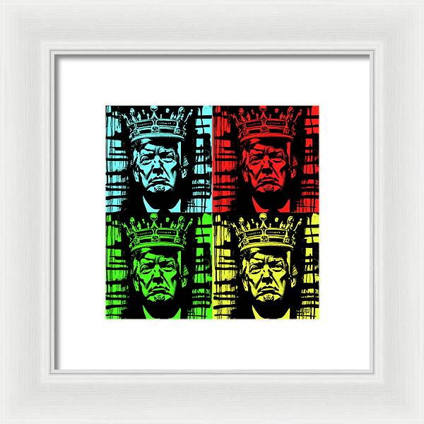 King Trump - Framed Print