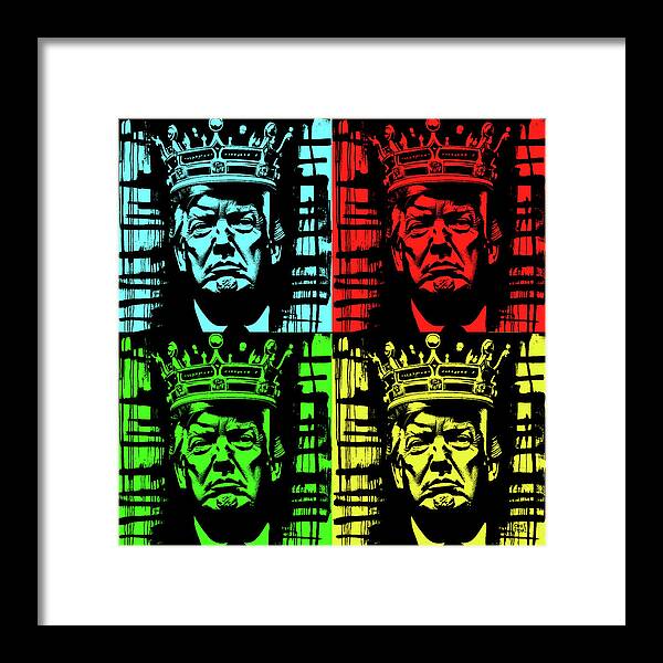 King Trump - Framed Print