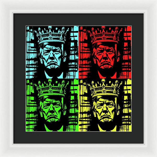 King Trump - Framed Print