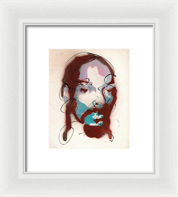 Portrait of Snoop Dogg - Framed Print