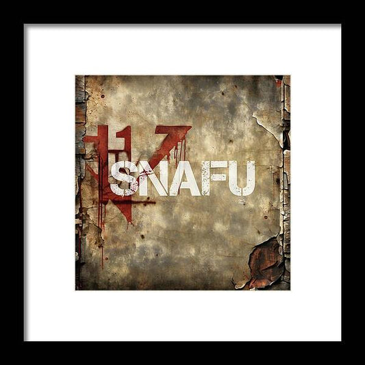 Snafu - Framed Print